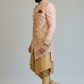Blush Pink Embroidered Indo Western for Men – Luxury Wedding & Reception Wear