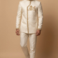 Ivory Embroidered Jodhpuri Suit for Men – Royal Wedding & Reception Bandhgala Outfit
