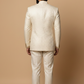 Ivory Embroidered Jodhpuri Suit for Men – Royal Wedding & Reception Bandhgala Outfit