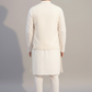 Ivory Embroidered Nehru Jacket – Men’s Festive Ethnic Wear