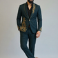 Emerald Green Embroidered Men’s Party Wear Blazer Suit – Premium Indo Western Reception Outfit