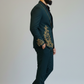 Emerald Green Embroidered Men’s Party Wear Blazer Suit – Premium Indo Western Reception Outfit