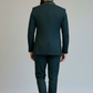 Emerald Green Embroidered Men’s Party Wear Blazer Suit – Premium Indo Western Reception Outfit