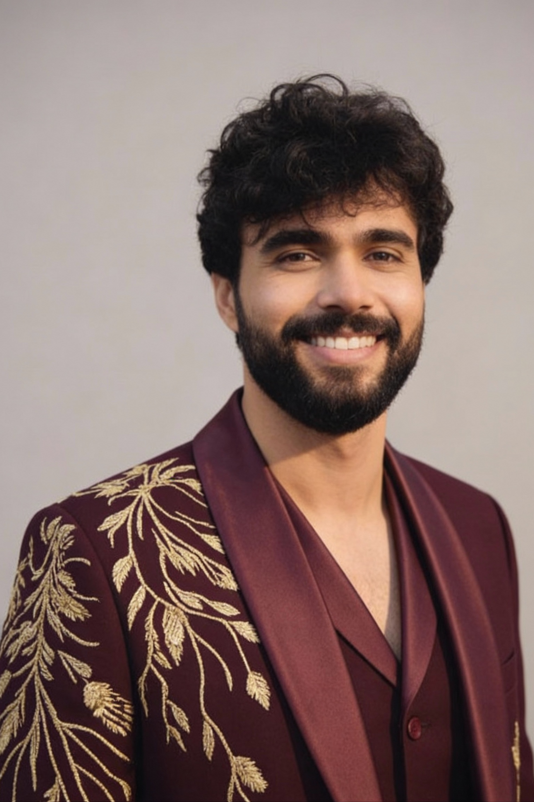 Maroon Embroidered Suit for Men | Designer Wedding & Party Wear