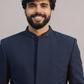 Midnight Blue Embroidered jodhpuri Suit for Men – Premium Wedding & Festive Wear