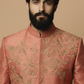 Peach Embroidered Sherwani for Men – Elegant Designer Wedding & Festive Wear