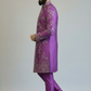 Royal Purple Embroidered Sherwani Set for Men – Designer Wedding & Festive Wear