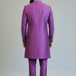 Royal Purple Embroidered Sherwani Set for Men – Designer Wedding & Festive Wear