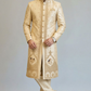 Royal Ivory Embroidered Sherwani Set with Muhurtham desgin for Men | Premium Wedding & Groom Ethnic Wear