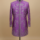 Royal Purple Embroidered Sherwani Set for Men – Designer Wedding & Festive Wear