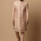 Blush Peach Embroidered Sherwani for Men – Designer Wedding & Festive Wear