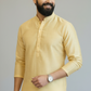 Men’s Light Pistachio Green Pichwai Painting Embroidered Kurta – Handcrafted Ethnic Festive Wear for Weddings & Traditional Occasions