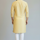 Men’s Light Pistachio Green Pichwai Painting Embroidered Kurta – Handcrafted Ethnic Festive Wear for Weddings & Traditional Occasions