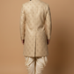 Designer Self-Textured Men’s Sherwani Set – Royal Wedding Collection