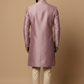 Onion pink designer embroidered sherwani