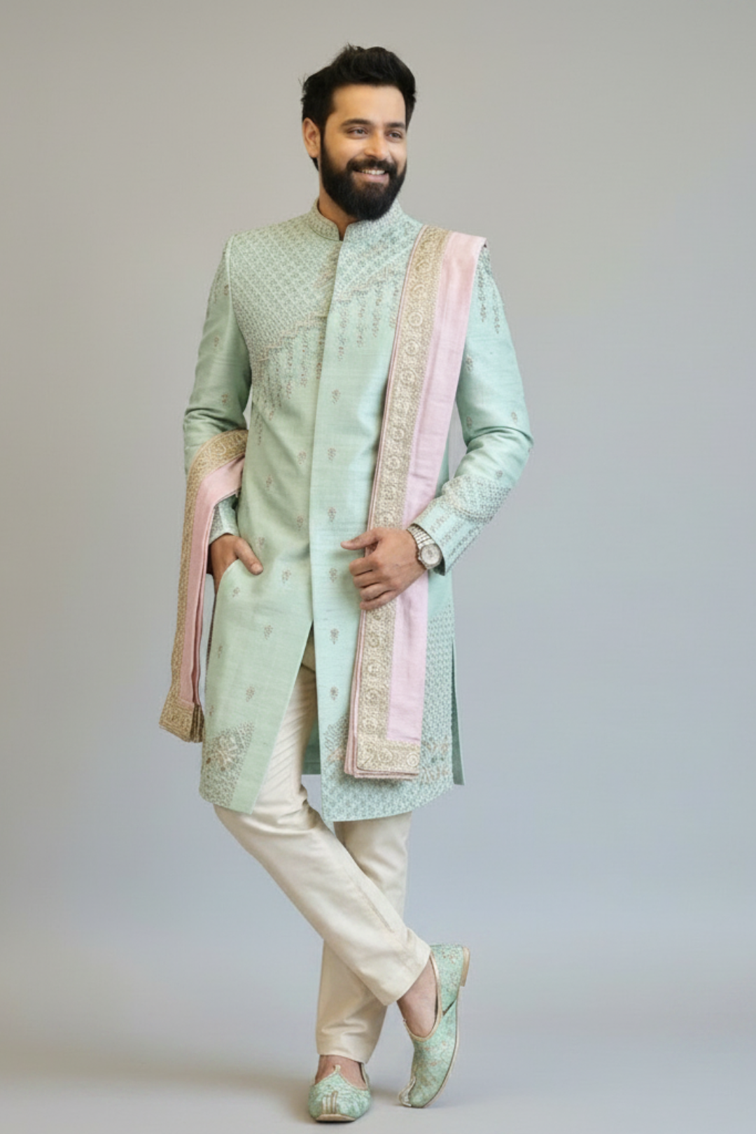 The Abstract Jewel Sherwani