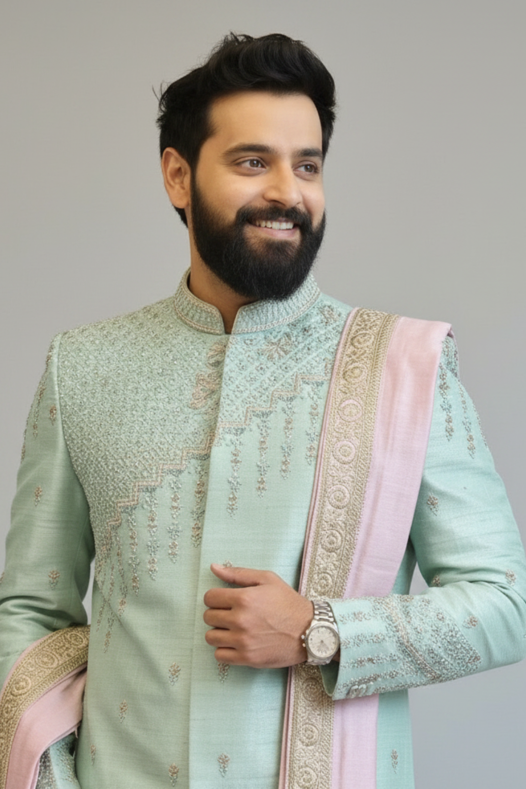 The Abstract Jewel Sherwani