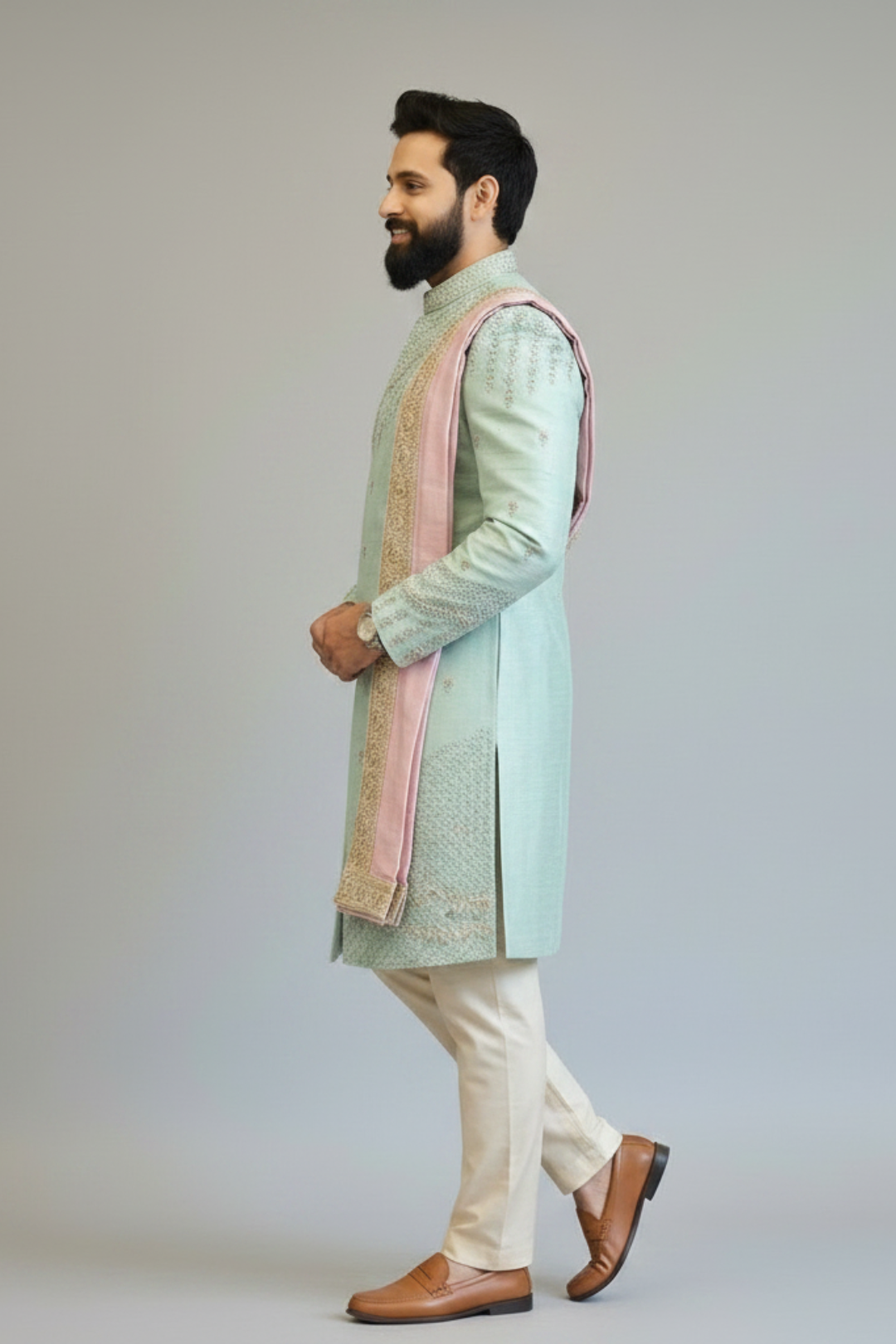 The Abstract Jewel Sherwani