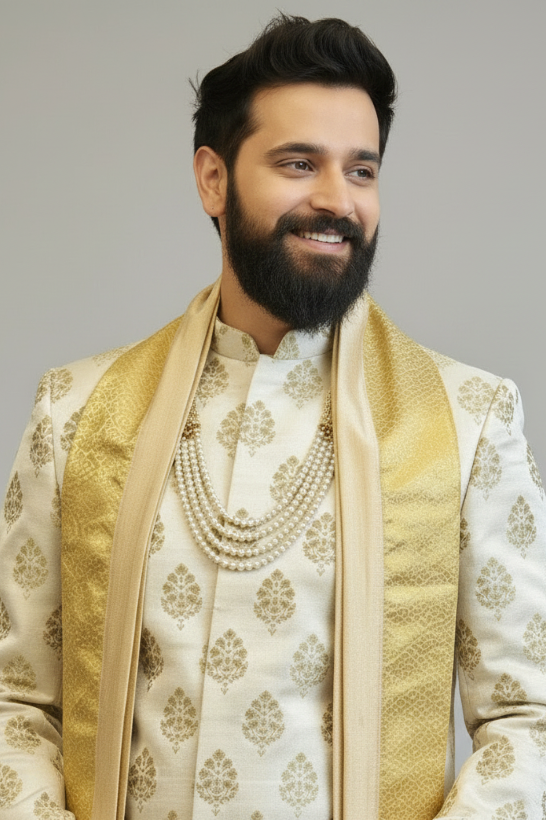 Highlighted Boota sherwani