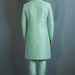 Mint Green Embroidered Sherwani for Men – Designer Wedding & Festive Wear