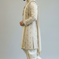 Self Embroided Sherwani With boota Highlights