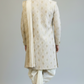 Self Embroided Sherwani With boota Highlights
