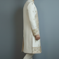 Ivory Embroidered Sherwani for Men – Luxury Wedding & Festive Designer Wear
