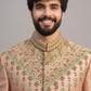 Premium Blush Pink Wedding Sherwani for Men with Embroidery