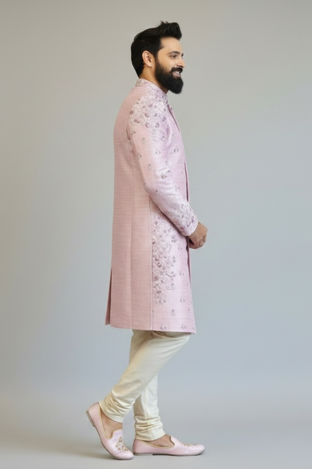 The Lavish Leopard Motif Sherwani