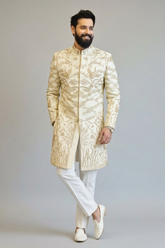 The Avian Elegance Sherwani