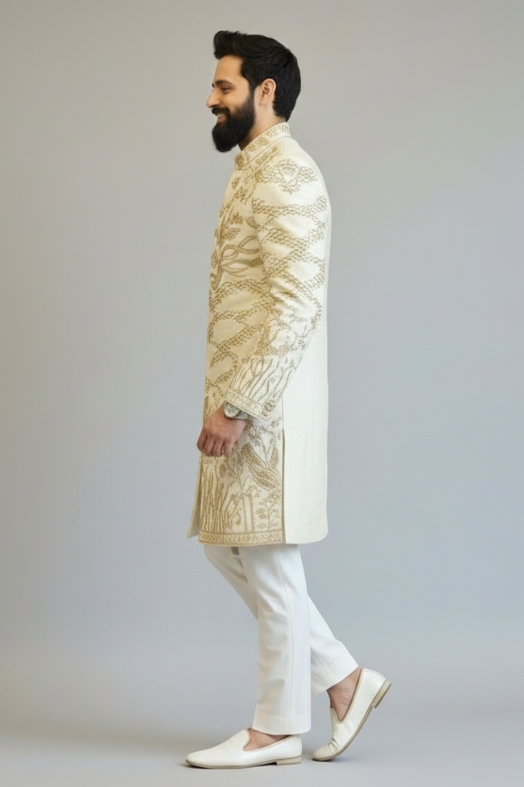 The Avian Elegance Sherwani