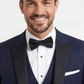 Men’s Navy Blue 3-Piece Tuxedo Suit – Slim Fit Formal Wedding & Evening Wear