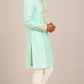 Turquoise Tide – Designer Kurta & Ponam Pant Set