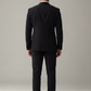Men’s Black Embroidered Tuxedo Suit – Slim Fit Designer Wedding & Party Wear