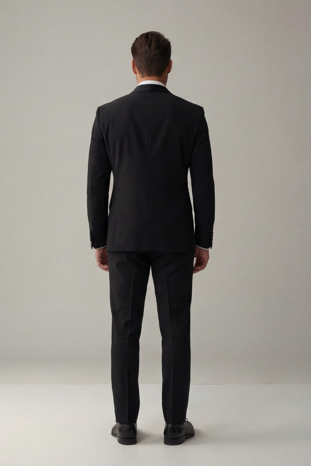 Men’s Black Embroidered Tuxedo Suit – Slim Fit Designer Wedding & Party Wear