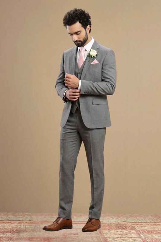 Classic Grey 3 piece Suit
