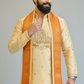 Ivory Gold Balaji Embroidered with Pomna Pattu Pancha Set