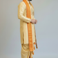 Ivory Gold Balaji Embroidered with Pomna Pattu Pancha Set