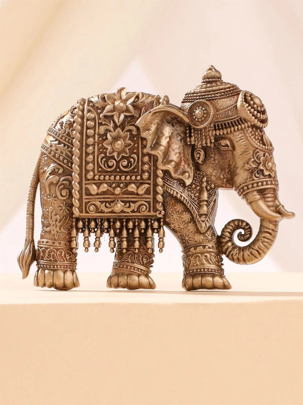 Heritage Elephant Adorned Brooch