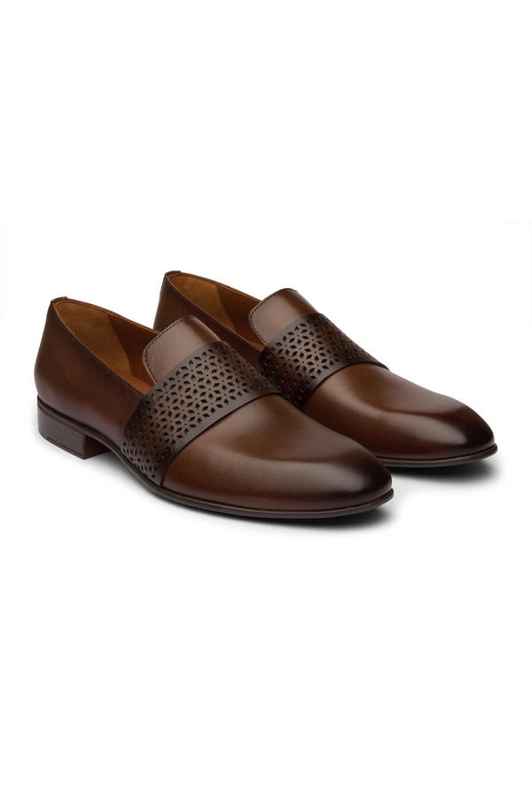 KIEV - CHESTNUT BROWN LEATHER SHOES