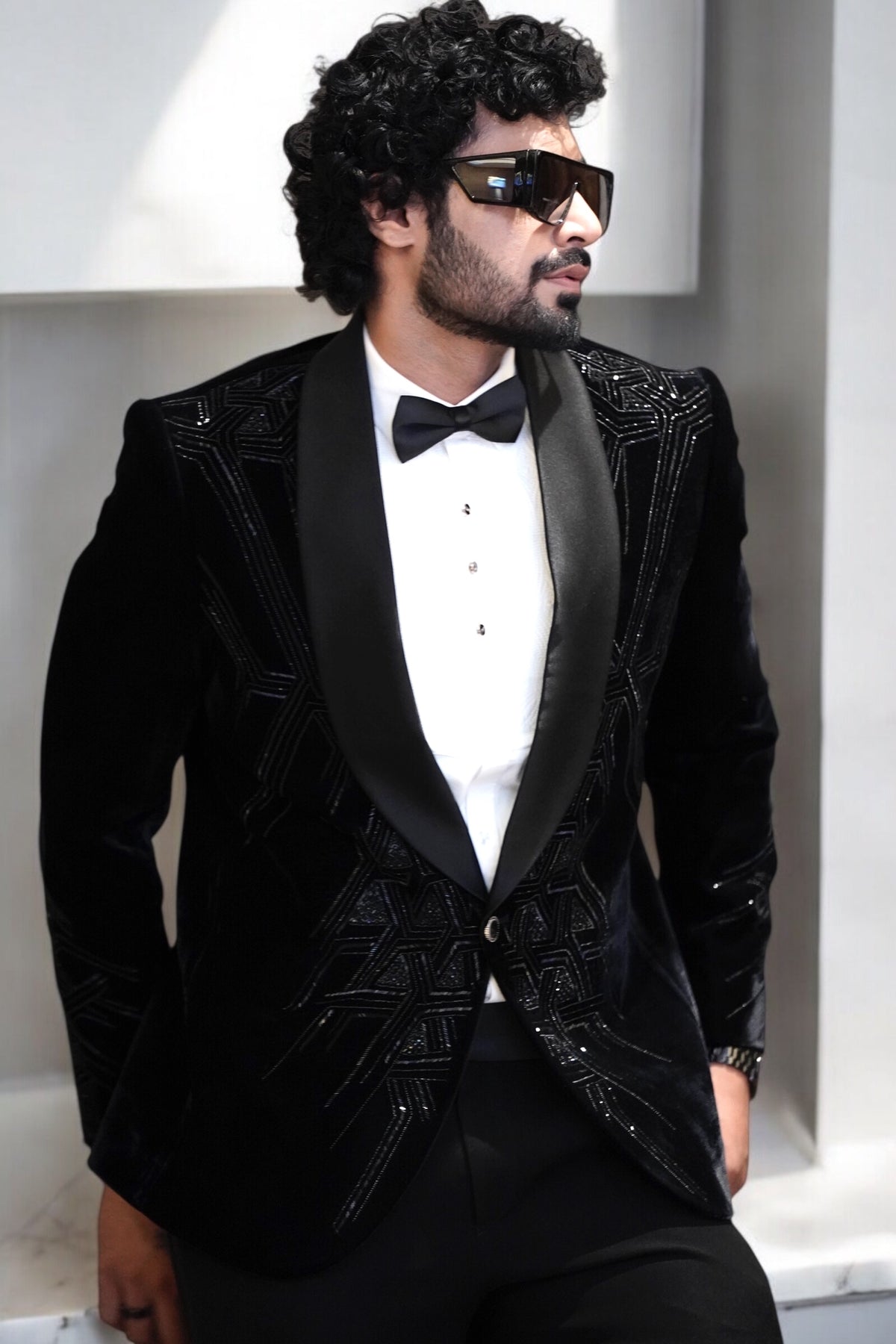 Black Velvet Designer Tuxedo