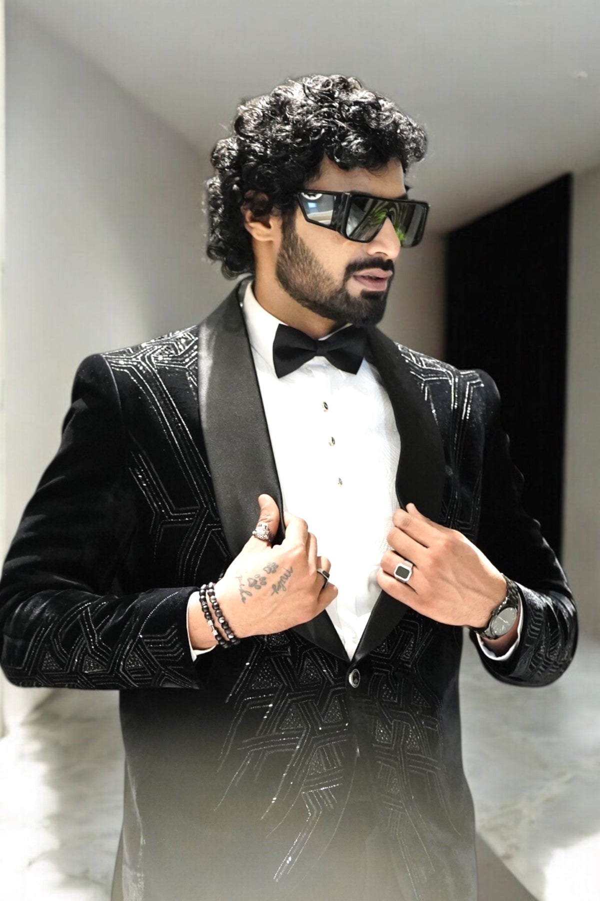 Black Velvet Designer Tuxedo
