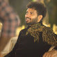 Black Velvet Eagle Embroidered Jodhpuri