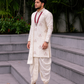 Divya Shankha Chakra Cream Pattu Pancha Set