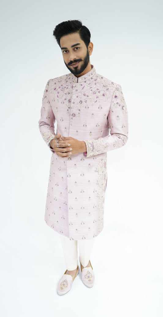 The Lavish Leopard Motif Sherwani