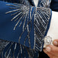 Persian Blue Wool Crepe 2-Piece Tuxedo with Cutdana Work