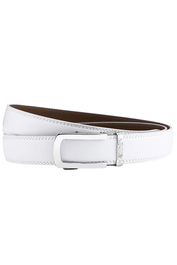 Falcon white with classic buckle.