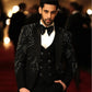 Italian Black Wool-Crepe Tuxedo