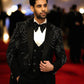 Italian Black Wool-Crepe Tuxedo