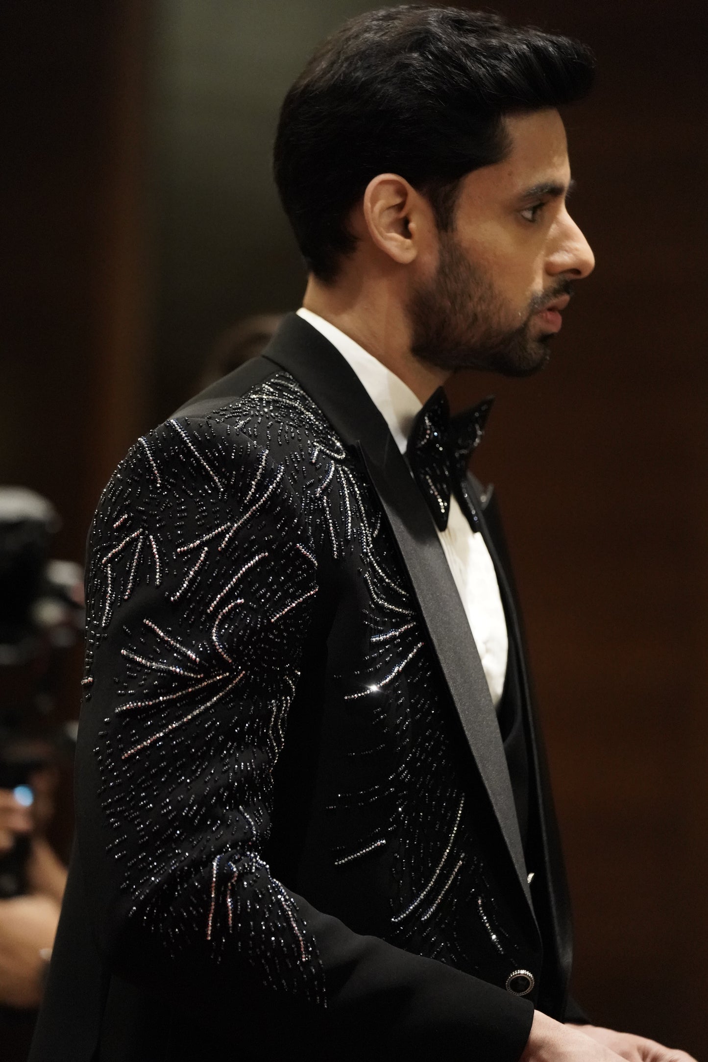 Italian Black Wool-Crepe Tuxedo